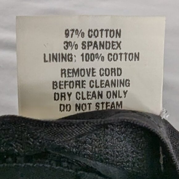 VTG Cache Black Front Slit Lace Up Mini Skirt Whimsygoth NEW - Picture 7 of 7